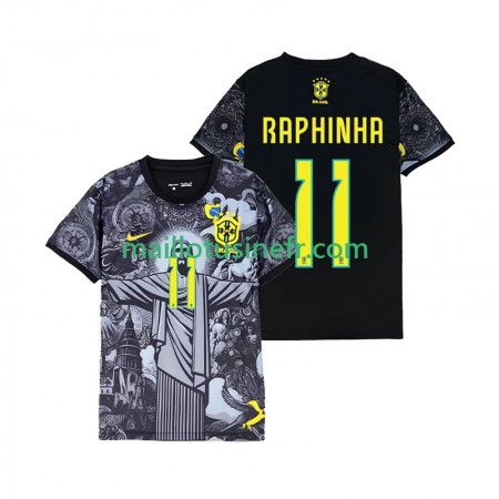 Maillot de Foot Brésil RAPHINHA 11 Cheist the Redeemer Domicile 2024